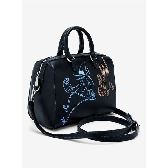 Regular Show Mordecai & Rigby Embroidered Handbag - Picture 4 of 5
